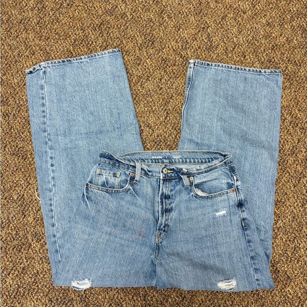 Old Navy Baggy Distressed Jeans